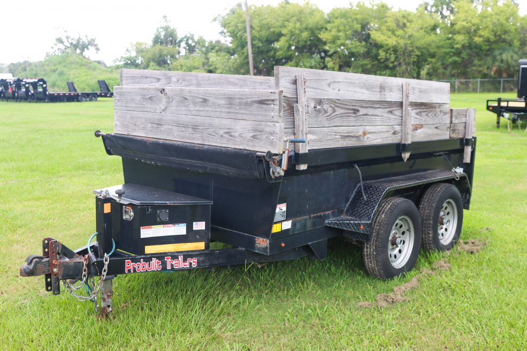 Used 2018 5X10 Lamar Dump Trailer