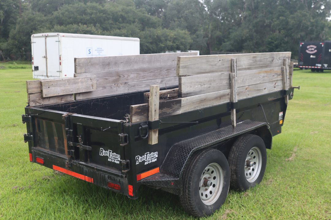 Used 2018 5X10 Lamar Dump Trailer