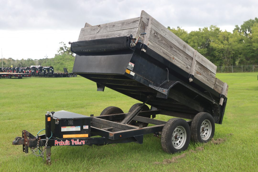 Used 2018 5X10 Lamar Dump Trailer