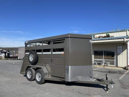 New 2027 Valley 6'X12'X6'6  Stock Trailer