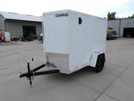 New 2026 Compass Indigo DLX 5 x 8 Cargo / Enclosed Trailer