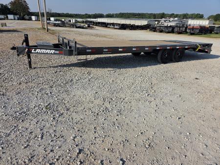 New 2027 Lamar 102X24 TANDEM 14K DECKOVER W/5' MAX RAMPS