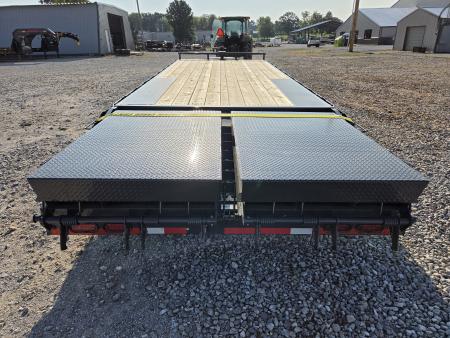 New 2027 Lamar 102X24 TANDEM 14K DECKOVER W/5' MAX RAMPS