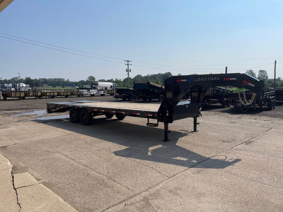 New 2027 Load Trail 102X25 Standard Deckover 14k w/MAX Ramps Gooseneck Bodies