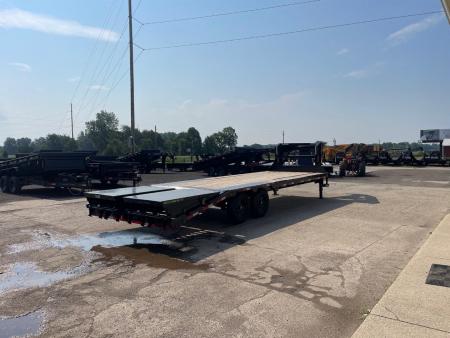 New 2027 Load Trail 102X25 Standard Deckover 14k w/MAX Ramps Gooseneck Bodies