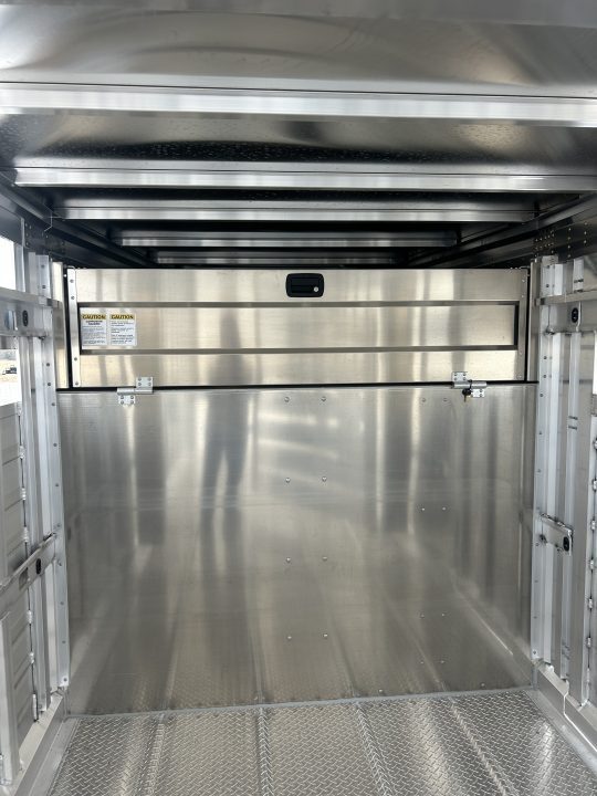 New 2027 EBY Maverick 6'11x24x6'7 Stock Trailer W/ Rolling Cut Gate
