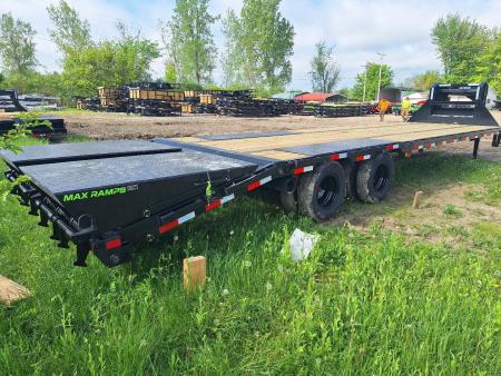 New 2027 Load Trail 102x25 Low Pro Deck Over 24K Deckover Trailer
