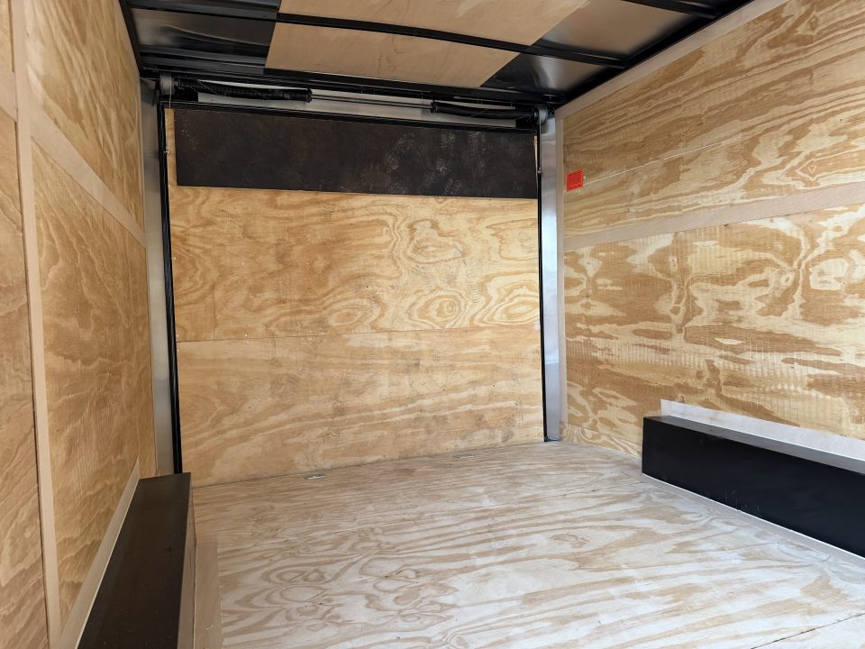 New #056961 2027 FOREST RIVER TA3 8.5 X 16 TANDEM AXLE 10K ENCLOSED W/ REAR RAMP DOOR