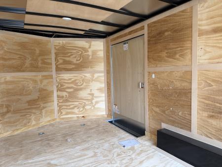 New #056961 2027 FOREST RIVER TA3 8.5 X 16 TANDEM AXLE 10K ENCLOSED W/ REAR RAMP DOOR