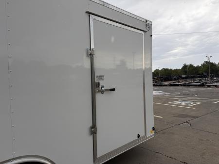 New #056961 2027 FOREST RIVER TA3 8.5 X 16 TANDEM AXLE 10K ENCLOSED W/ REAR RAMP DOOR