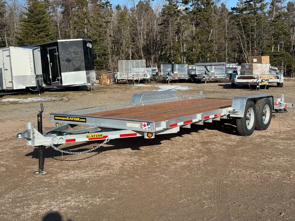 New 2026 Gator Canada 80 x 18' with stored ramps Utility Trailer