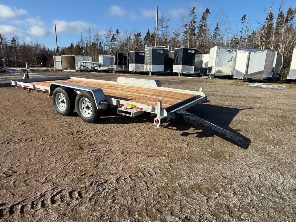 New 2026 Gator Canada 80 x 18' with stored ramps Utility Trailer