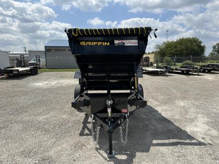New 2026 Griffin 5x8 GT508 Dump Trailer with tarp