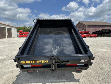 New 2026 Griffin 5x8 GT508 Dump Trailer with tarp