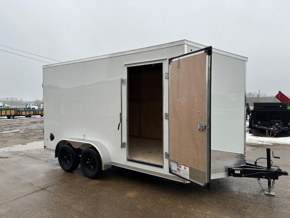 New 2027 US Cargo 7x14 V-Nose w/7ft Height & Ramp Door Cargo / Enclosed Trailer