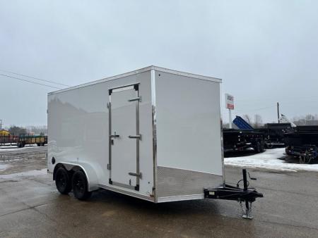 New 2027 US Cargo 7x14 V-Nose w/7ft Height & Ramp Door Cargo / Enclosed Trailer