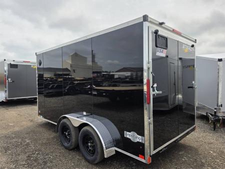 New 2027 Stealth Trailers 7x14 V-Nose 7k w/6ft 6in Height & Ramp Door Cargo / Enclosed Trailer