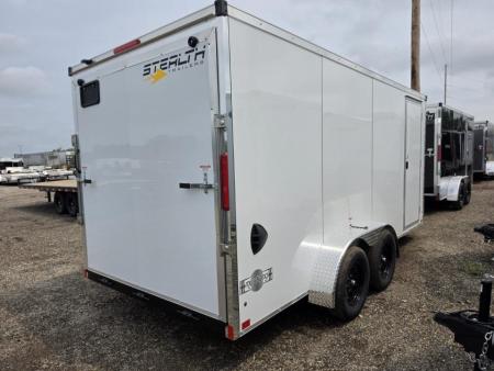 New 2027 Stealth Trailers 7x16 Mustang 7k w/6Ft 6In & Ramp Door Cargo / Enclosed Trailer