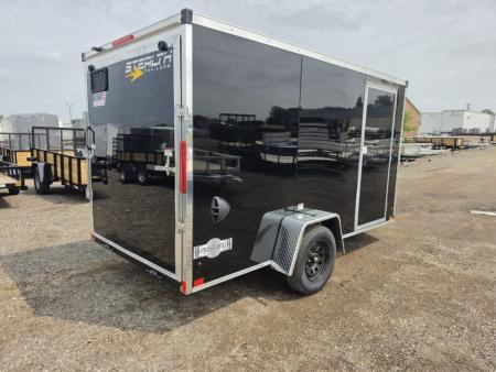 New 2027 Stealth Trailers 6x12 Mustang 3k w/6ft Height & Ramp Door Cargo / Enclosed Trailer