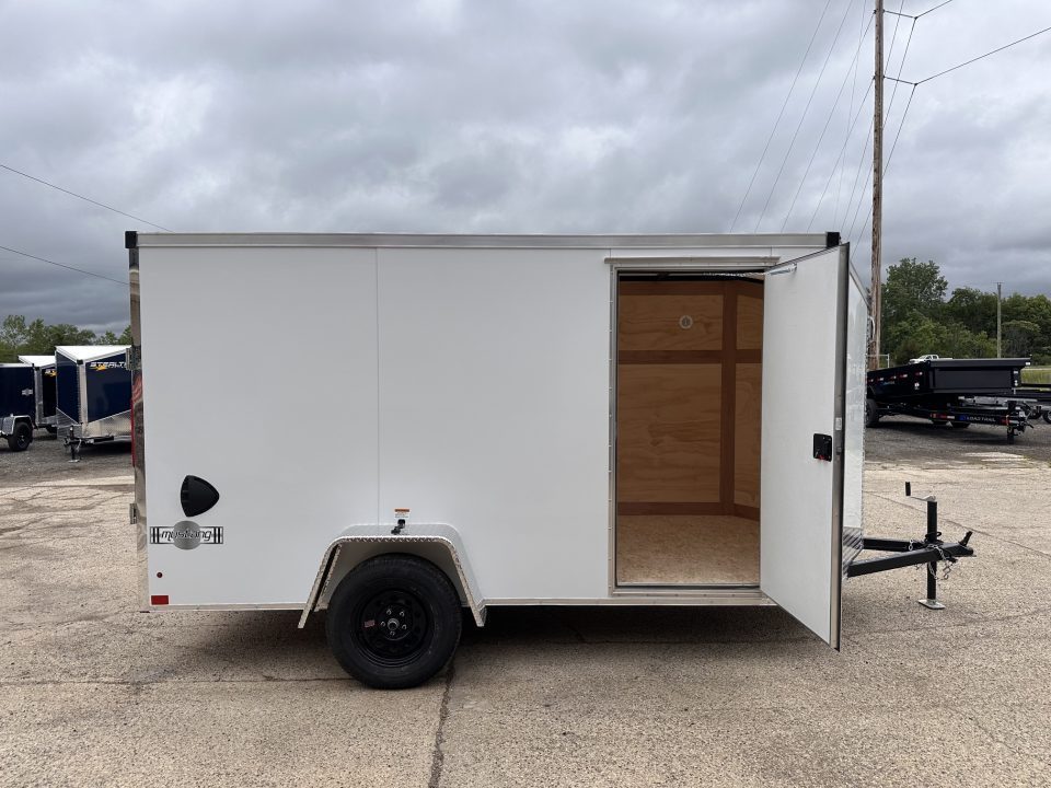New 2026 Stealth Trailers Mustang 6x12 Ramp Door V-Nose 3k w/Composite Exterior Skin & Translucent Roof Cargo / Enclosed Trailer