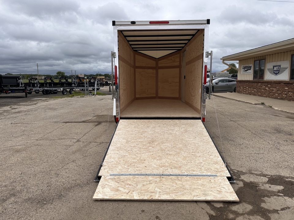 New 2026 Stealth Trailers Mustang 6x12 Ramp Door V-Nose 3k w/Composite Exterior Skin & Translucent Roof Cargo / Enclosed Trailer