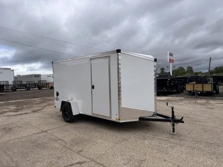 New 2026 Stealth Trailers Mustang 6x12 Ramp Door V-Nose 3k w/Composite Exterior Skin & Translucent Roof Cargo / Enclosed Trailer