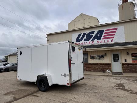 New 2026 Stealth Trailers Mustang 6x12 Ramp Door V-Nose 3k w/Composite Exterior Skin & Translucent Roof Cargo / Enclosed Trailer