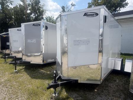 New 2026 FORMULA TRAILERS 6 x 12 Cargo / Enclosed Trailer with 6ft 6in interior Ramp Door - Light Lid SALE UNIT !!!