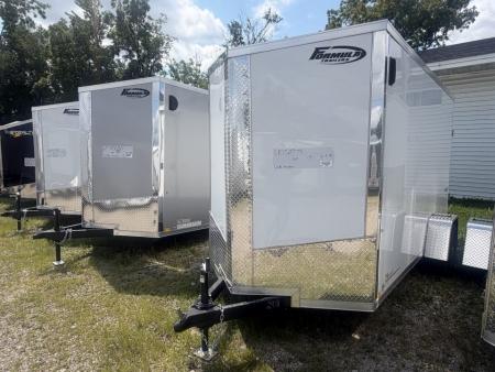 New 2026 FORMULA TRAILERS 6 x 12 Cargo / Enclosed Trailer with 6ft 6in interior Ramp Door - Light Lid SALE UNIT !!!