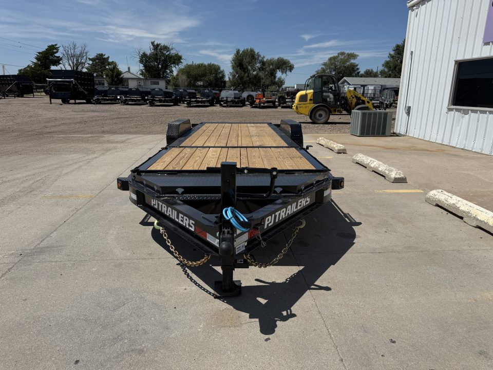 New 2027 PJ Trailers TY1222 2 8000 lb Axles Tilt Trailer