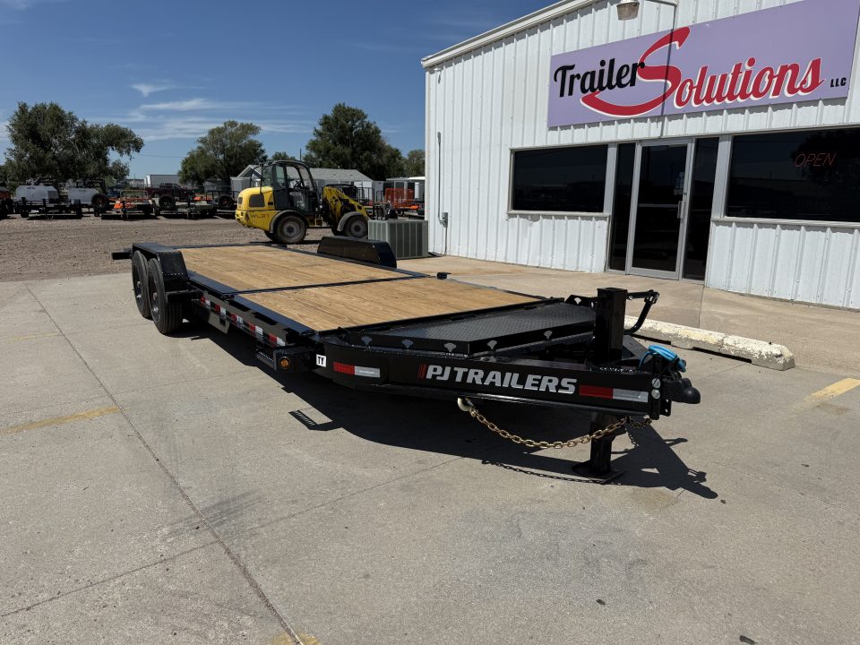 New 2027 PJ Trailers TY1222 2 8000 lb Axles Tilt Trailer