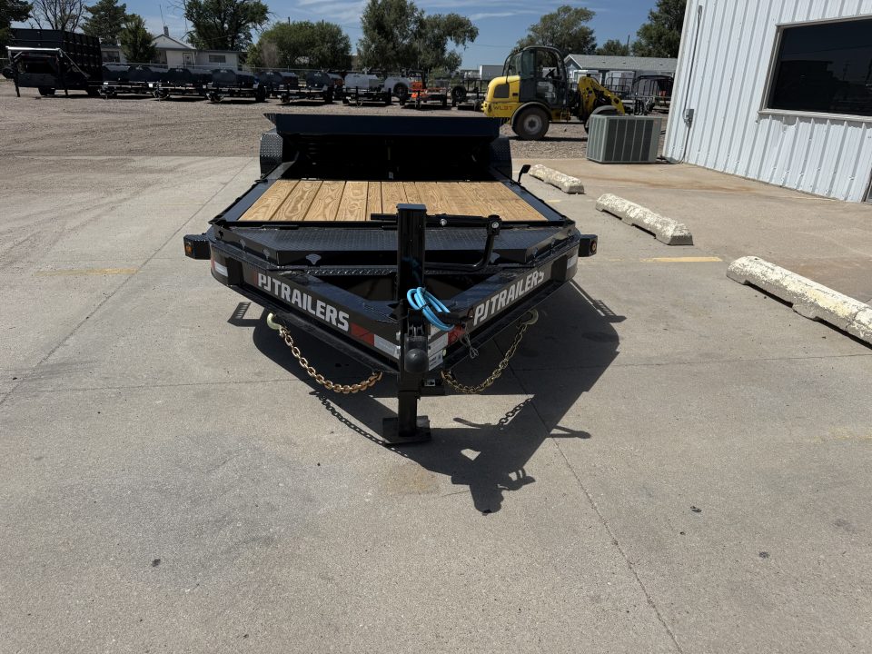 New 2027 PJ Trailers TY1222 2 8000 lb Axles Tilt Trailer