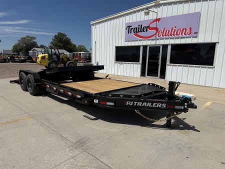 New 2027 PJ Trailers TY1222 2 8000 lb Axles Tilt Trailer