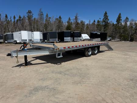 New 2026 Canada Trailers HD 8 1/2 x 20' Equipment 14,000 Lb Deckover Trailer with ramps