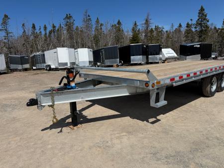 New 2026 Canada Trailers HD 8 1/2 x 20' Equipment 14,000 Lb Deckover Trailer with ramps