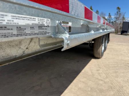 New 2026 Canada Trailers HD 8 1/2 x 20' Equipment 14,000 Lb Deckover Trailer with ramps
