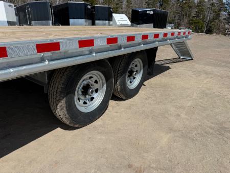 New 2026 Canada Trailers HD 8 1/2 x 20' Equipment 14,000 Lb Deckover Trailer with ramps