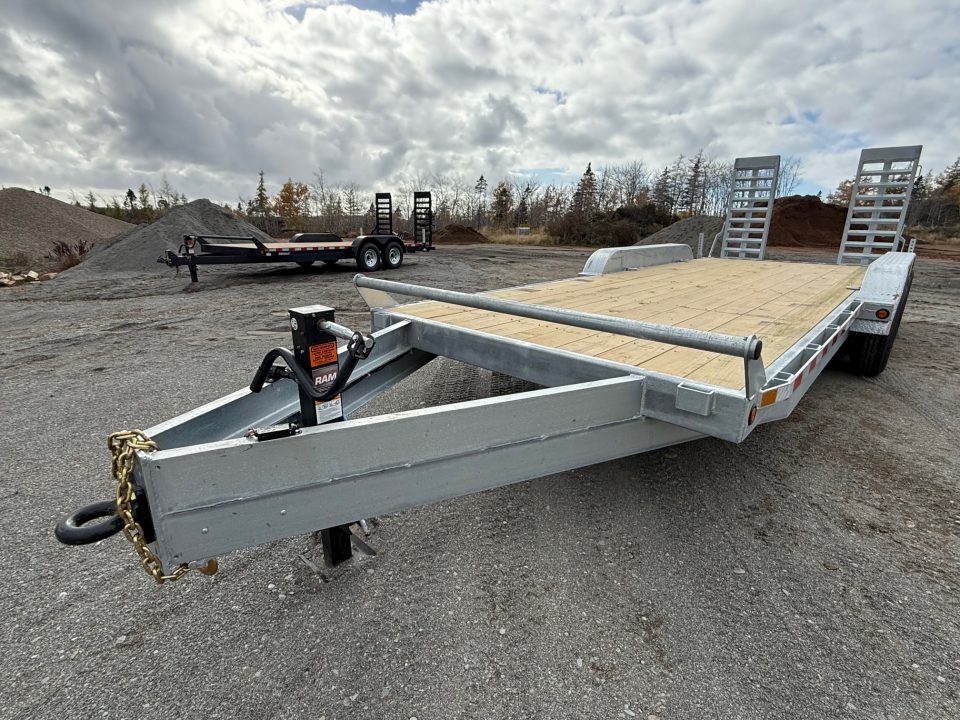 New 2027 Canada Trailers 83" X 22' WITH JUMBO RAMPS, 21.000 lb Equipment Trailer