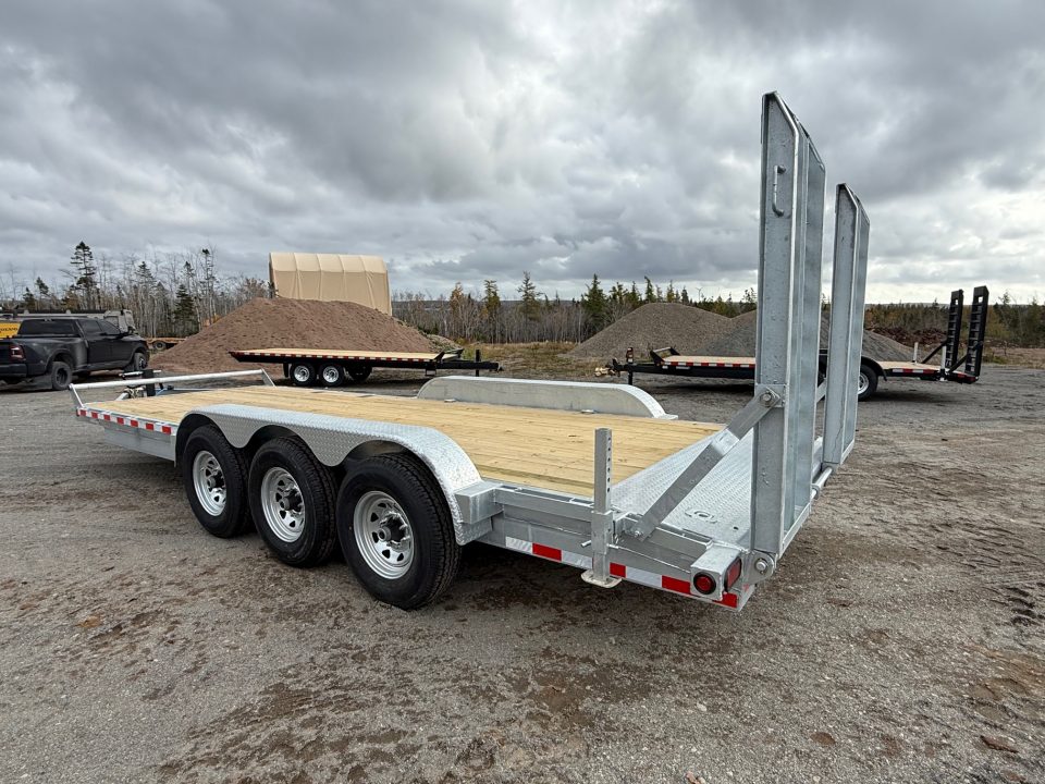 New 2027 Canada Trailers 83" X 22' WITH JUMBO RAMPS, 21.000 lb Equipment Trailer
