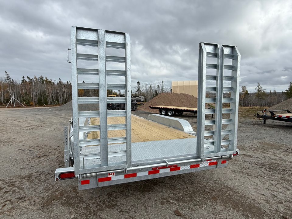 New 2027 Canada Trailers 83" X 22' WITH JUMBO RAMPS, 21.000 lb Equipment Trailer