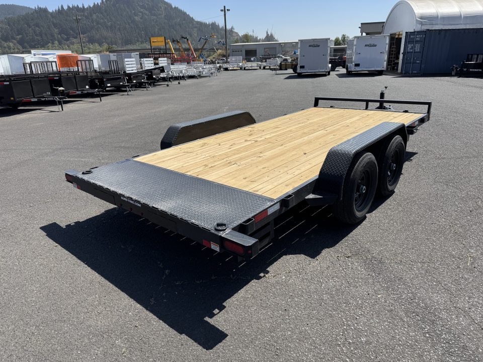 New 2026 Sure-Trac 7x16 Treated Wood Deck Car Hauler 10K GVWR