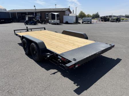 New 2026 Sure-Trac 7x16 Treated Wood Deck Car Hauler 10K GVWR