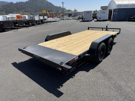 New 2026 Sure-Trac 7x16 Treated Wood Deck Car Hauler 10K GVWR