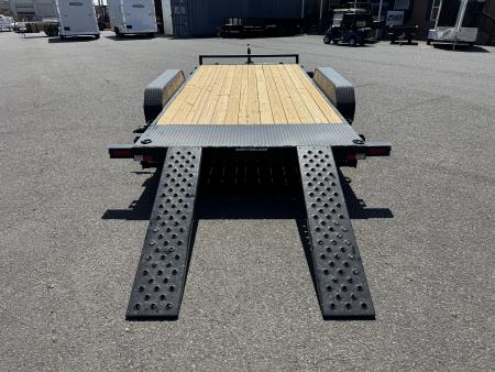 New 2026 Sure-Trac 7x16 Treated Wood Deck Car Hauler 10K GVWR