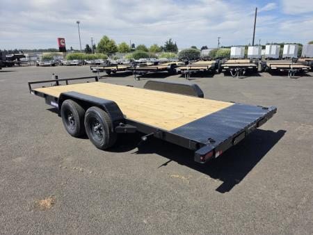 New 2027 Sure-Trac 7x18 Treated Wood Deck Car Hauler 10K GVWR