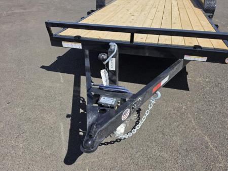 New 2027 Sure-Trac 7x18 Treated Wood Deck Car Hauler 10K GVWR
