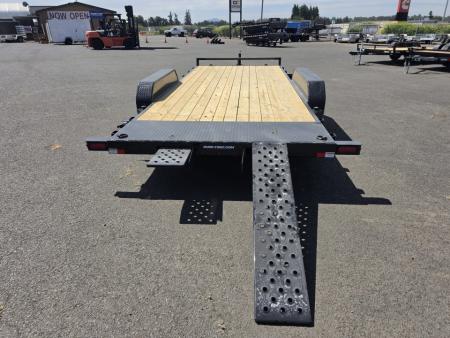New 2027 Sure-Trac 7x18 Treated Wood Deck Car Hauler 10K GVWR