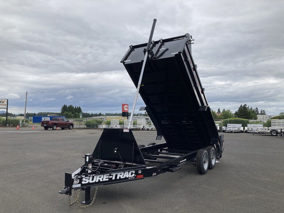 New 2026 Sure-Trac 7x16 Pro-Series Telescopic Dump 17.6K GVWR