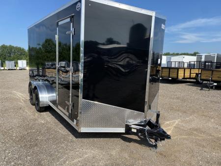 New 2027 US Cargo 7x16 V-Nose w/7ft Height & Ramp Door Cargo / Enclosed Trailer