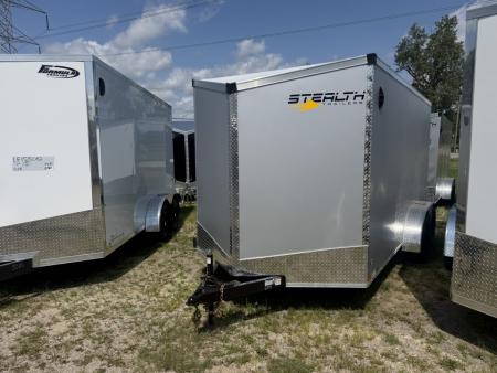 New 2026 Stealth 7 X 14 Cargo / Enclosed Trailer with Ramp and 6ft 6in interior Height LIGHT LID